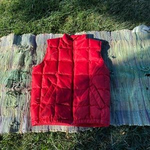 Red Puffer Vest